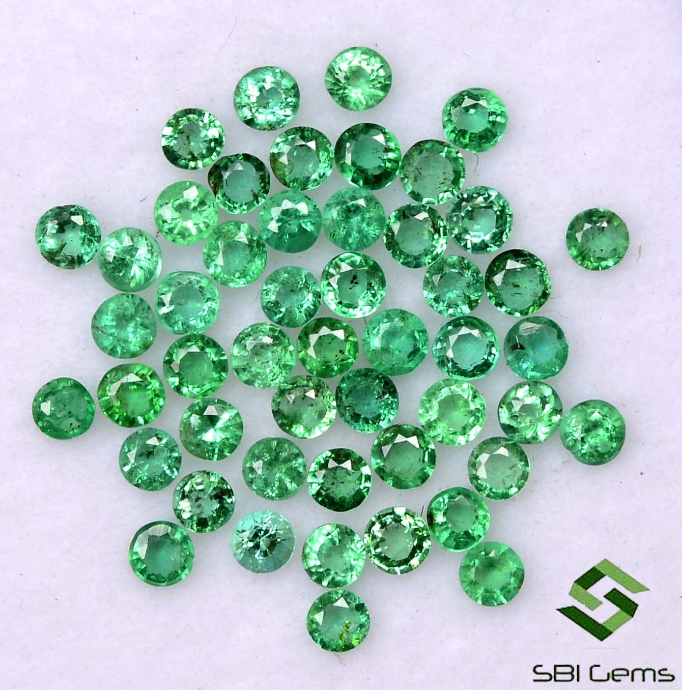 Details about   Natural Emerald Round Cut Lot 11 Pcs 2.25 mm 0.76 CTS Lustrous Loose Gemstones 