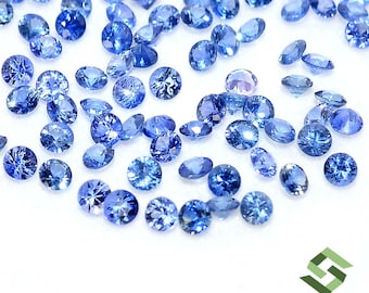 Zaffiro Verde Acqua Naturale Da 1,30 Mm: Pietra Preziosa Taglio Brillante Rotondo - Italia - Foto 6