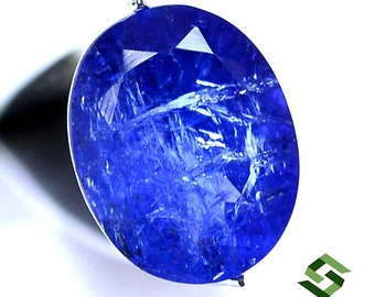 13 x 10 mm 天然タンザナイト宝石：オーバルカット、5.99 CTS、 - Etsy