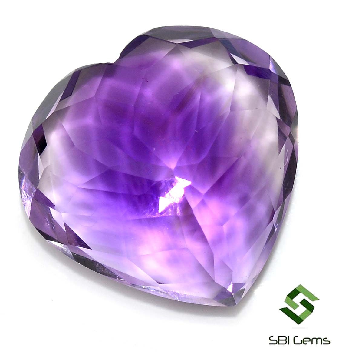 22x22 Mm Certified Natural Amethyst Heart Shape Cut 28.76