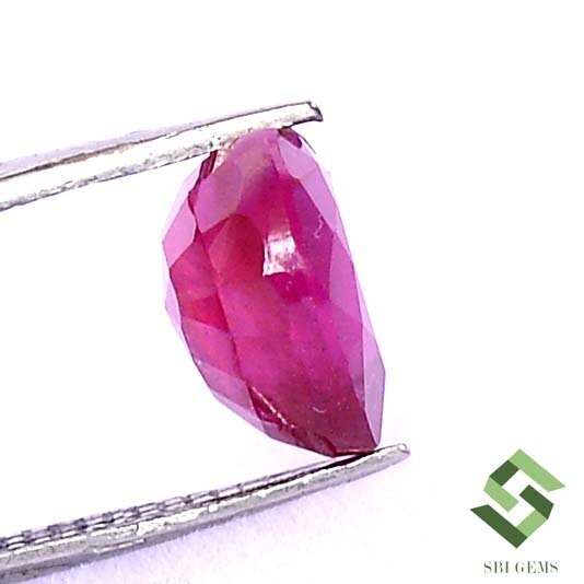 8x8 Mm Natural Ruby Heart Shape Cut 4 Quality Faceted Loose Gemstones ...