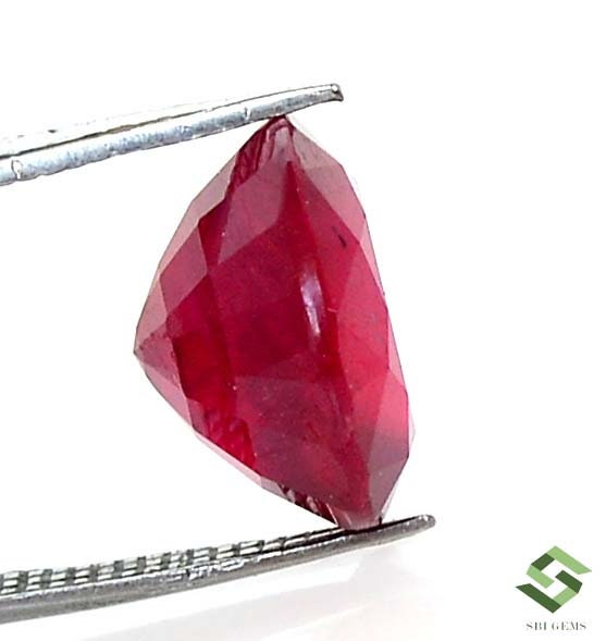 11mm Round Cut Ruby Gemstone: 7.32 CTS Deep Red, Faceted - Etsy Canada