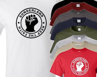 Maglietta da calcio Sunderland novità mantieni la fede nonno papà design festa del papà