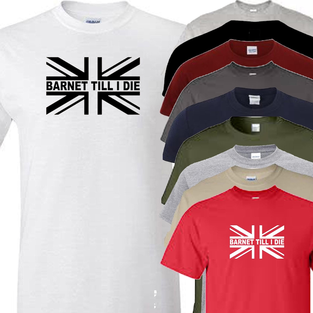 Buy Barnet Football T Shirt Till I Die Flag Design Online in India