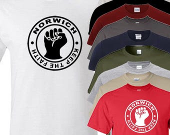 ノリッジ T シャツ サッカー ノベルティ 信念を貫く おじいちゃん