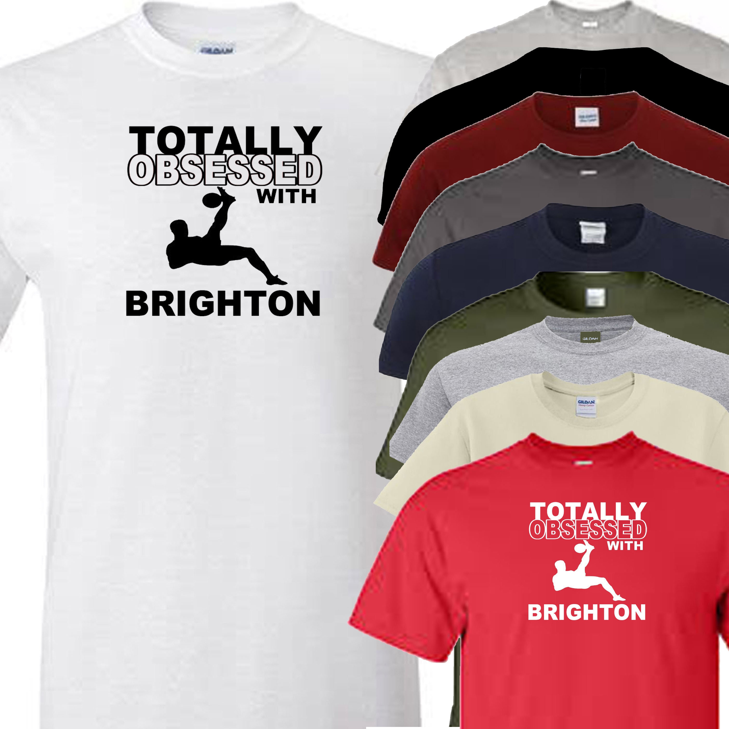 Brighton Football T Shirt Totally Obsessed design