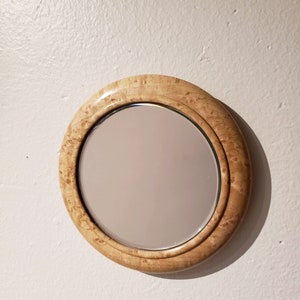 Hand Turned Mirror- Beveled
