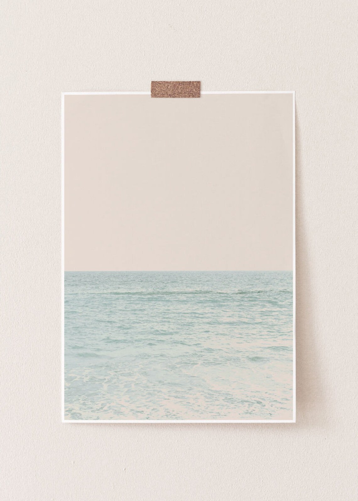 Beach Print Pastel Wall Art Beach Art Print Beach Wall Etsy