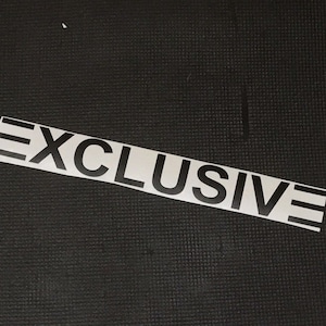 Exclusive Windscreen Sticker JDM Vinyl Stance VDUB Drift Graphic MANY Colours 58cm Wide