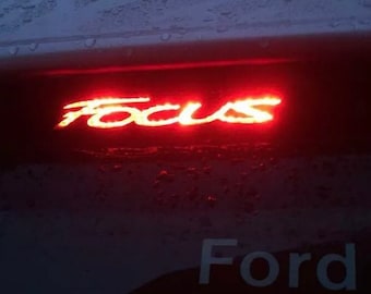 Ford Focus 2011+ Mk3 Custom 3rd Brake Light Vinyl Car Sticker Ecoboost Zetec ST