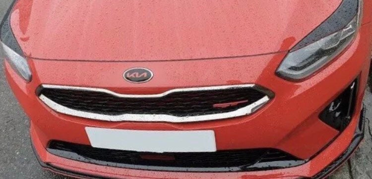 Kia Proceed GT red Sticker for Sale by IssKa