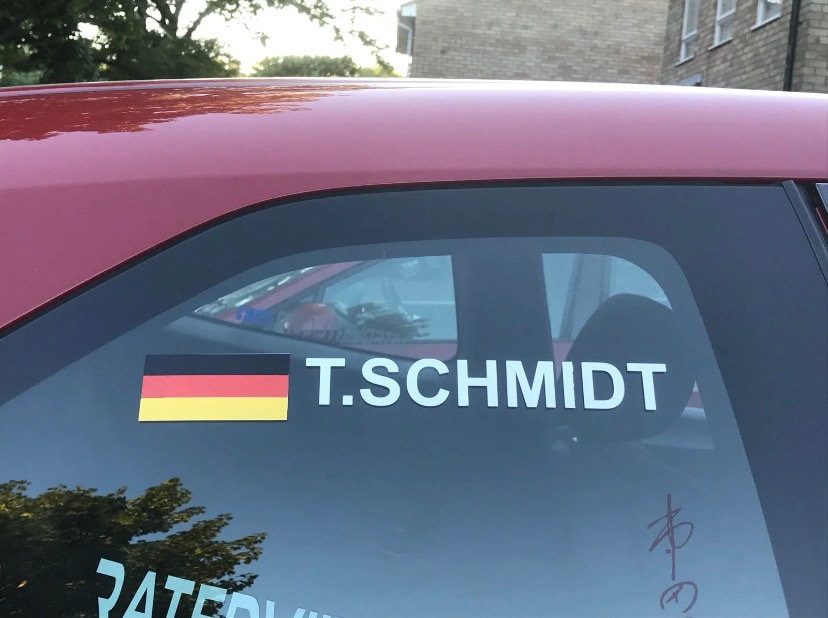 Buy Racing Name Decal Rally Online In India Etsy India