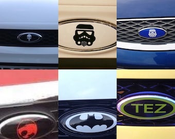 Ford Badge Overlay THUNDERCAT Custom Logo Front & Rear Badge Vinyl Sticker Overlay