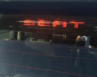 IBIZA 6k2 GP01 Mk2 Custom 3rd Brake Light Vinyl Sticker Overlay Cupra Fre P&P