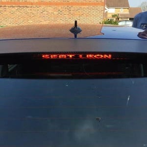 LEON Mk1 Brake Light Sticker Custom Vinyl Overlay Sticker Leon FR Cupra