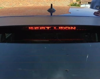Adhesivo de luz de freno LEON Mk1 Adhesivo de vinilo personalizado para el Cupra Leon FR