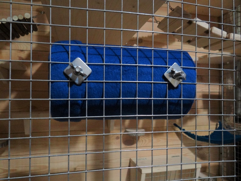 Chinchilla Metal Hanging Tunnel Covered With Antipill Fleece / Critter Cage Accessories image 5