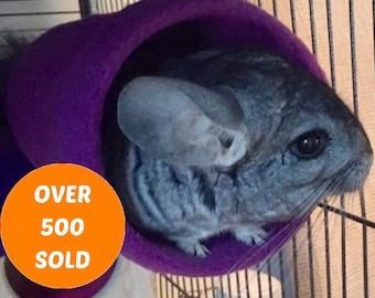 Chinchilla Metal Hanging Tunnel Covered With Antipill Fleece / Critter Cage Accessories