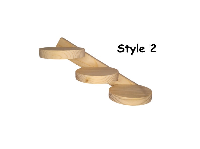 Wooden Step Ledge For Chinchilla / Play Accessories For Pet Rat Cage Style 2