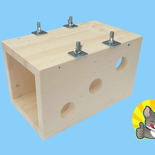 Chinchilla Tunnel Chinchilla Wood Cage Accessories Kiln Etsy