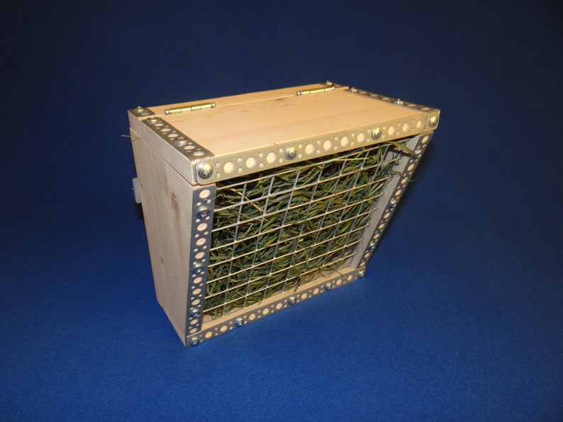 Hay Feeder Wood Ledges Chinchilla Cage Furniture Handing Tunnel Chinchilla House