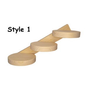 Wooden Step Ledge For Chinchilla / Play Accessories For Pet Rat Cage Style 1
