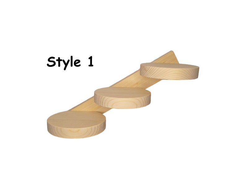 Wooden Step Ledge For Chinchilla / Play Accessories For Pet Rat Cage Style 1