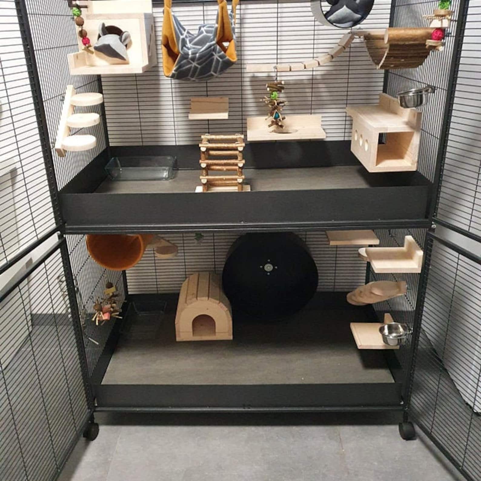 Custom Cage Setup Chinchilla Accessories Critter Nation Etsy