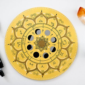 Astrología Carta Natal Mandala MDF Pequeña