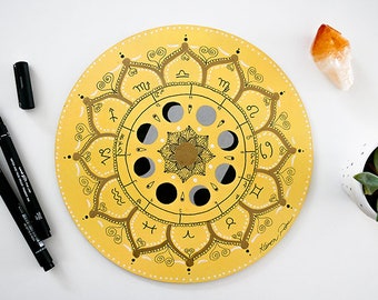 Astrology Natal Chart Mandala MDF Small