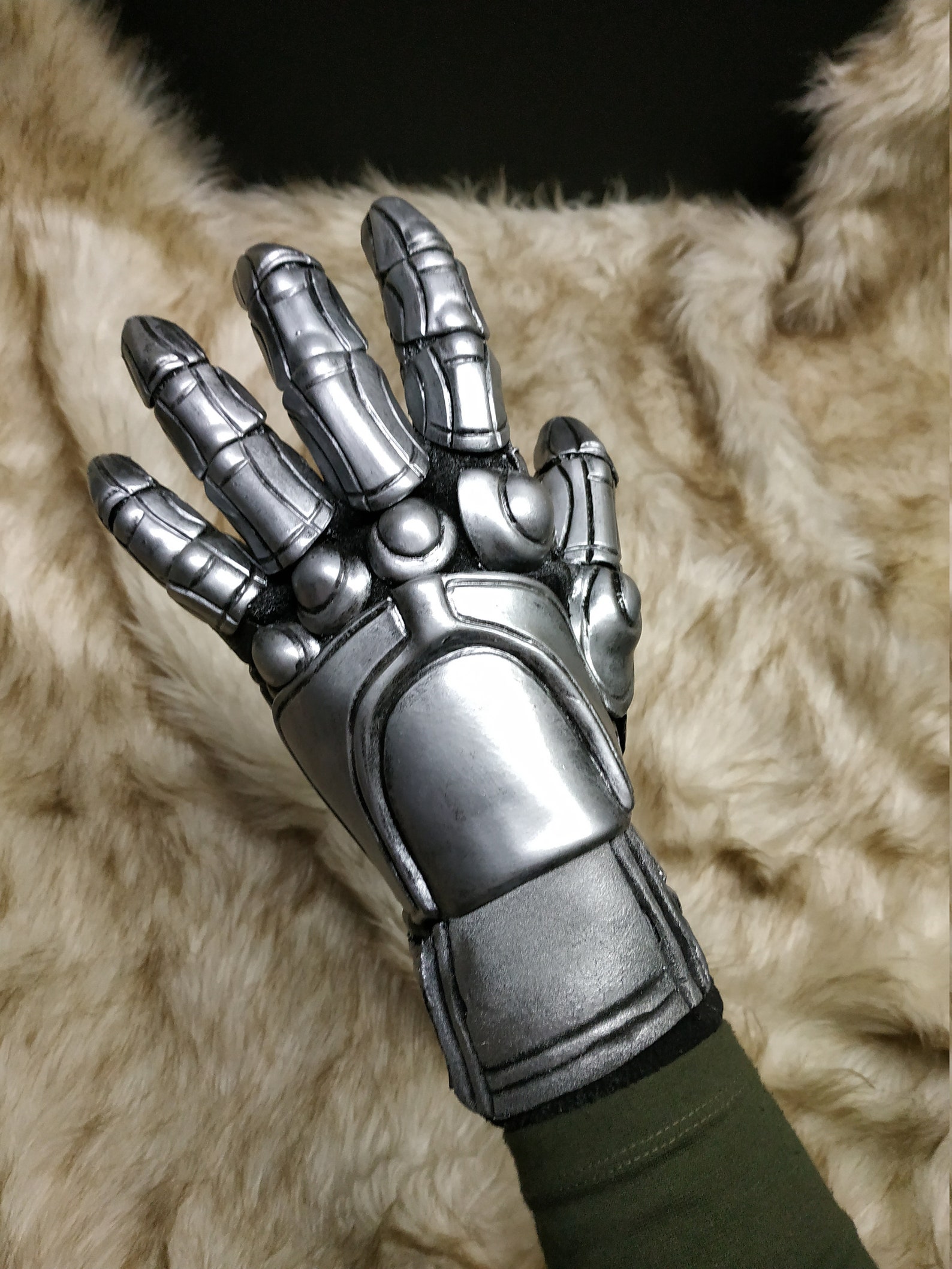Winter soldier Armor glove Armed arm cosplay glove Etsy
