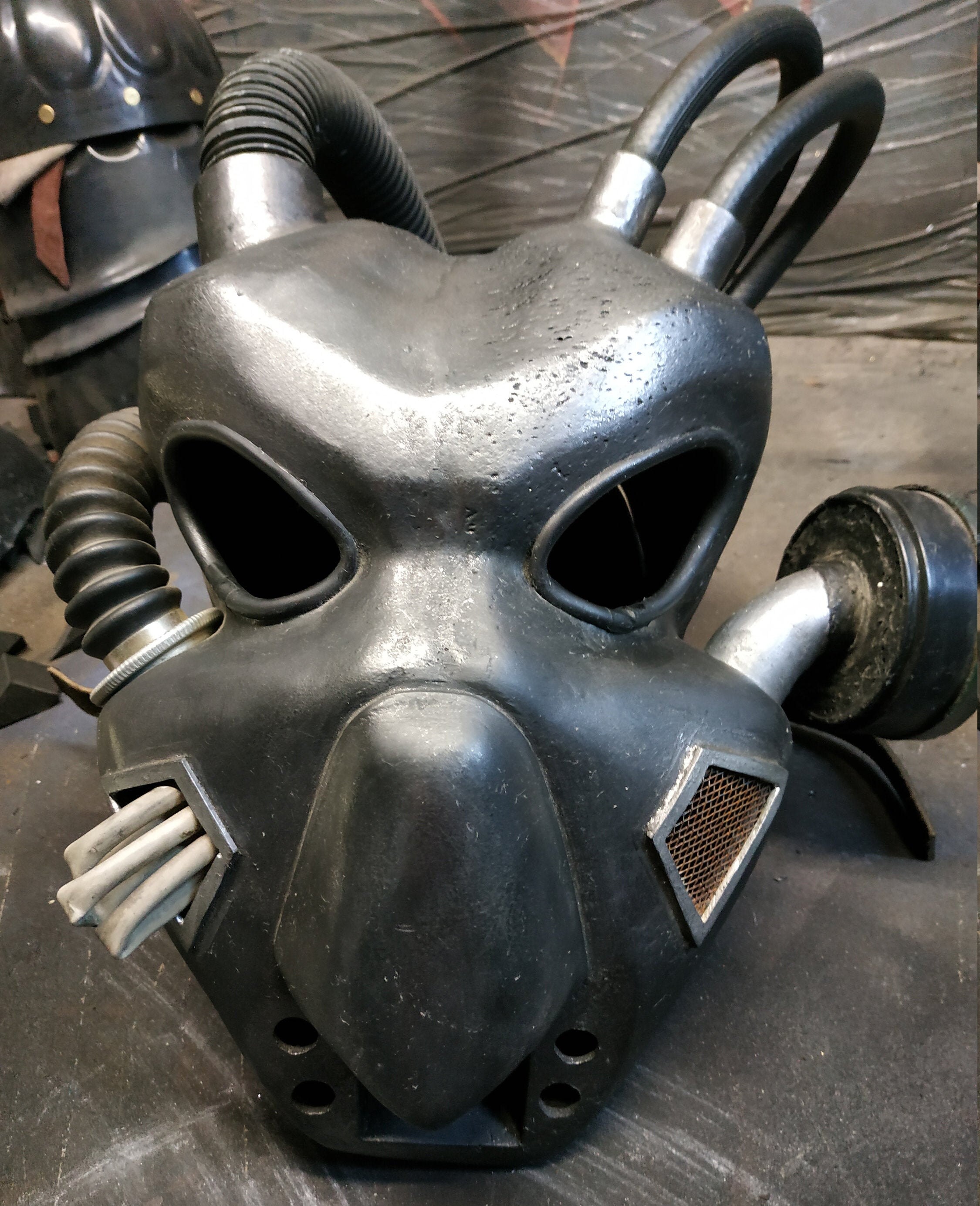 Fallout cosplay power armour helmet Navarro Fallout 2 Etsy