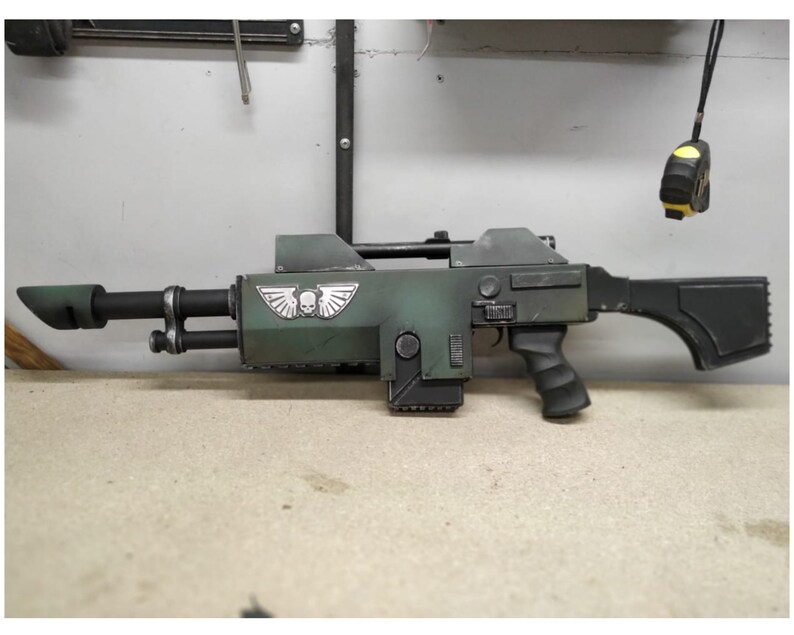 Lasgun Warhammer 40K cosplay gun airsoft gun paintball Etsy
