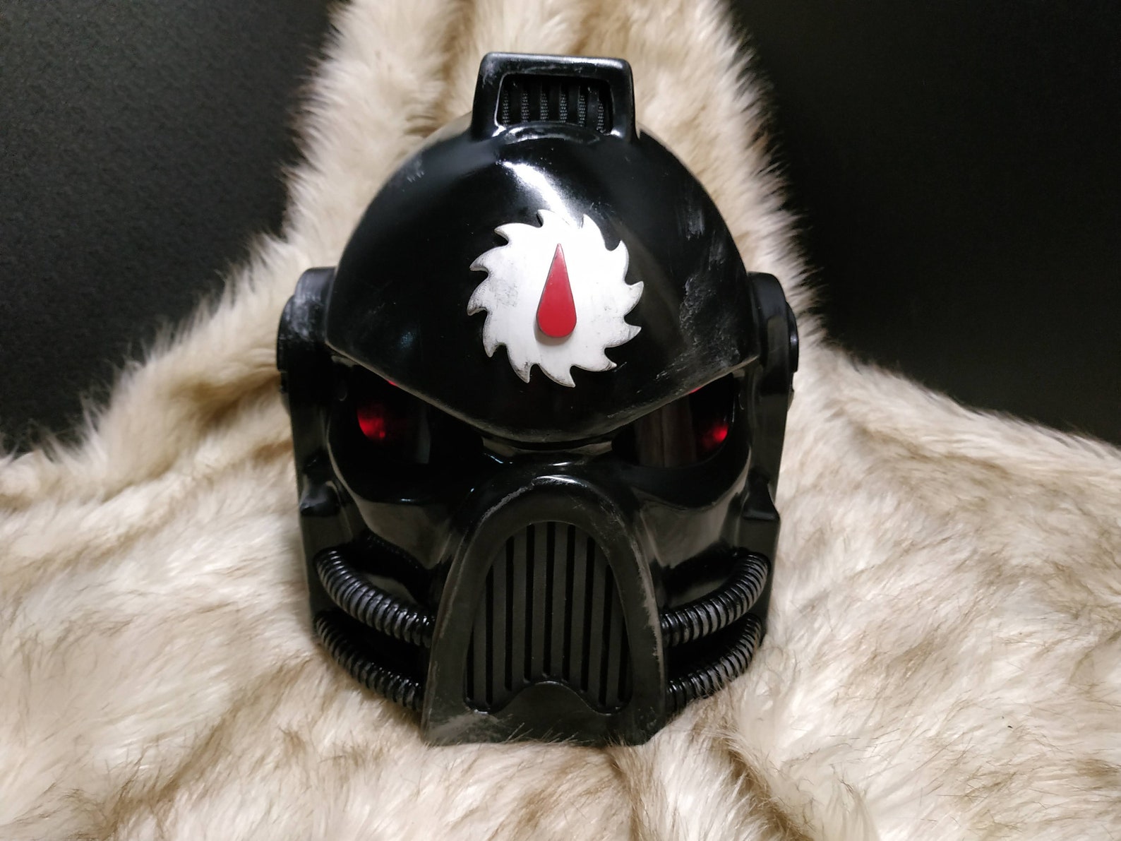 Spacemarine helmet cosplay helmet Space Marine Flesh Etsy