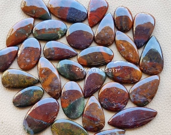Red Indonesian Agate - Indonesian agate cabochon-indonesian agate jewellery-agate gemstone - multi agate for making jewellery
