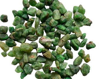 Raw Tsavorite Gemstone, Natural Green Gemstone, Untreated Tsavorite, Genuine Tsavorite, Jewelry Making Supply