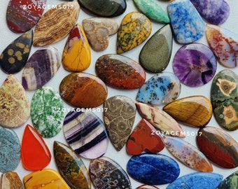 100types of Variation Mix stone cabochon - Mix stone For learner-mix gemstones-mix top quality stone for making jewelry