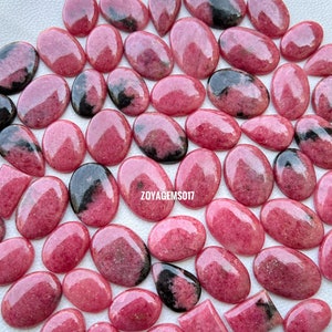 Rhodonietcabochon voor het maken van sieraden