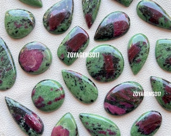 Ruby zoisite cabochon - Natural ruby zoisite - ruby zoisite gemstone-ruby zoisite jewelry-ruby in zoisite gemstone-