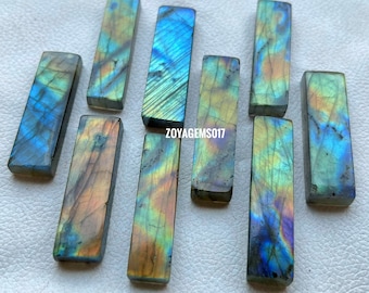 Labradorite De Madagascar - Pierre Gemme Ovale 73 Carats