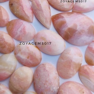 Rosa Opal Cabochon zur Herstellung von Schmuck