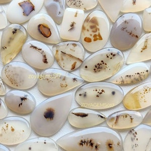 Natural Montana scenic Agate cabochon different sizes and shapes for making jewelry