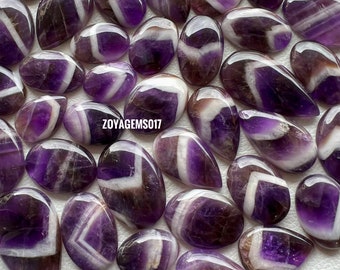 Amethyst less cabochon-amethyst gemstone-chevron amethyst-amethyst less jewellery-amethyst -chevron amethsyt for jewelry