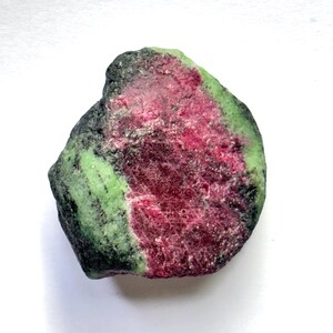AAA Ruby Zoisite Rough Gemstone – Raw Crystal for Cabochons