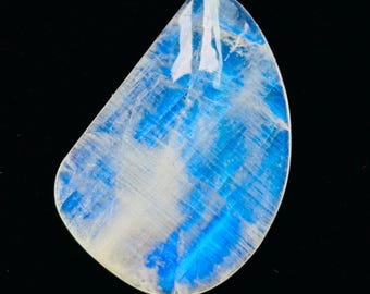 Lot De 20 Cabochons Pierre De Lune Arc-en-ciel - 10x8 Mm, Sri Lanka, 50 Carats, Naturel