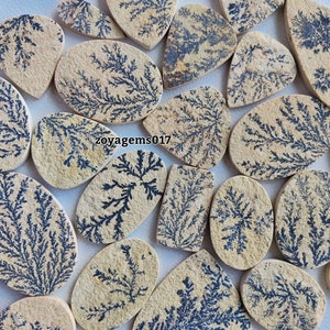 Natural Dendritic Agate Cabochons: Scenic Gemstone for Jewelry Making