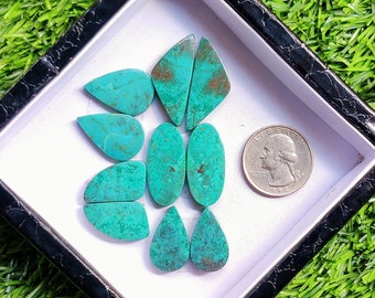 5pairs pack of Amazing Chrysocolla Pairs Lot. Wholesale lot of Chrysocolla Pairs . Chrysocolla Cabochon Pairs for Jewellery Making