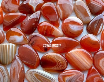 AAA Quality Carnelian Cabochon, Natural Carnelian Gemstone, Carnelian Jewelry,Carnelian Bendet stone,Carnelian, Multi Jewelry Making Stone,