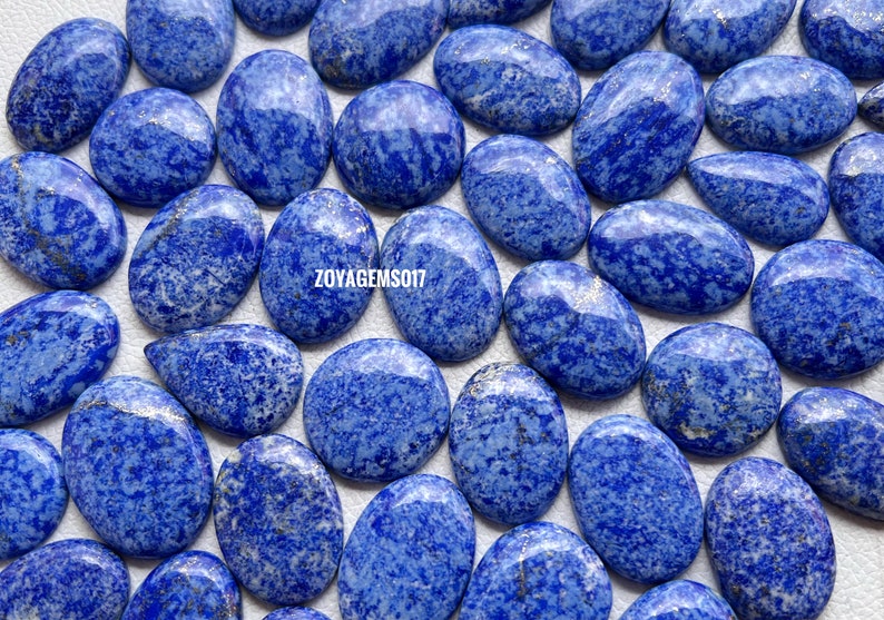 Natural new Lapis Lazuli unique pattern Cabochon Wholesale Lot image 2