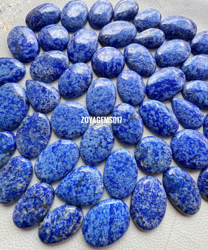 Natural new Lapis Lazuli unique pattern Cabochon Wholesale Lot image 1